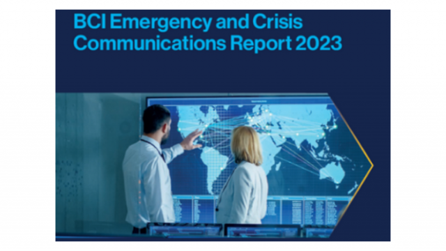 BCI- Emergency & Crisis Communications Report