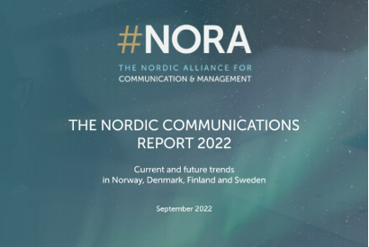 In cooperation with the Nordic Alliance for Communication and Management (NORA), national communication associations in Denmark, Sweden, Finland and Norway, and the European Communication Monitor series, the second Nordic Communication Reporter has been published.