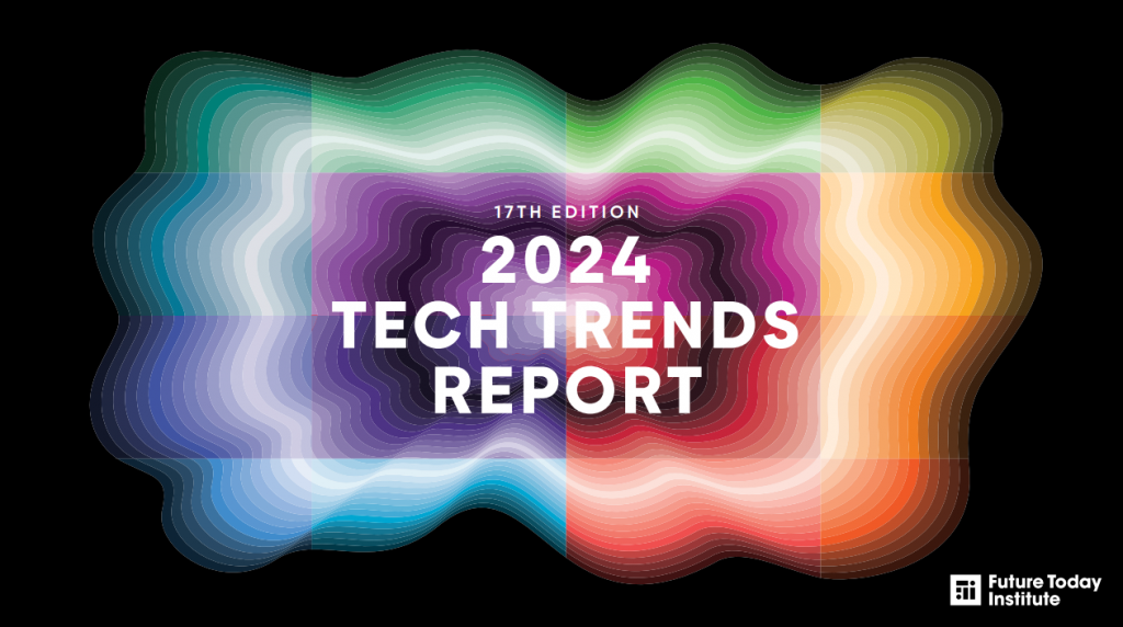 Seit 2007 kontinuierlich veröffentlicht, umfasst der jährliche Bericht des Future Today Institute reifende und aufkommende Trends, die in zwei Kategorien gruppiert sind: Industrie und Technologie. Industrietrends spiegeln wider, wie Technologie die Zukunft einer gesamten Branche gestaltet.