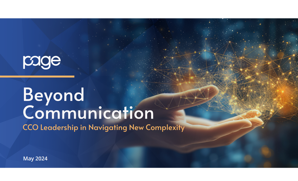 Technological transformations, social changes and rising stakeholder expectations mean that the role of the Chief Communication Officer is expanding and transforming. The report examines the dynamics that shape today's corporate communications.