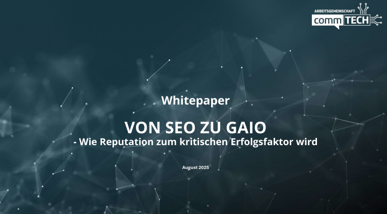 Whitepaper: Von SEO zu GAIO – Wie Reputation zum kritischen Erfolgsfaktor wird