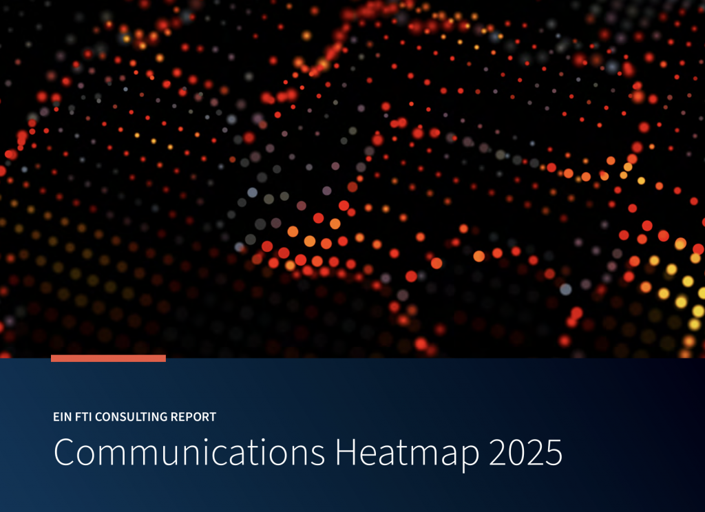 Which topics do communications managers need to focus on this year? The Communications Heatmap 2025 by FTI Consulting and Quadriga University Berlin answers this question on the basis of qualitative individual and group interviews with top communicators and a standardized online survey.