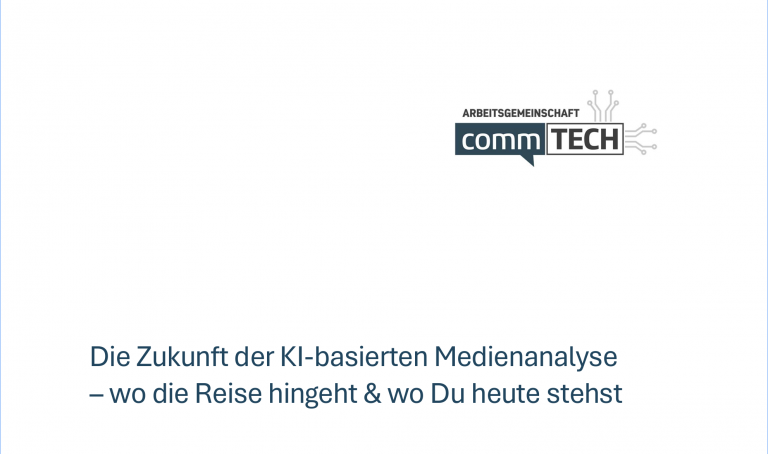 Impulspapier: Die Zukunft der KI-basierten Medienanalyse