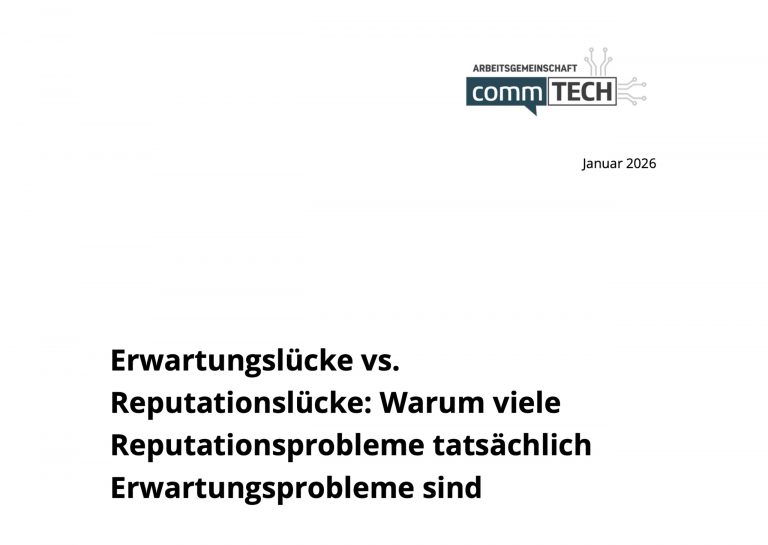 Whitepaper: Erwartungslücke vs. Reputationslücke