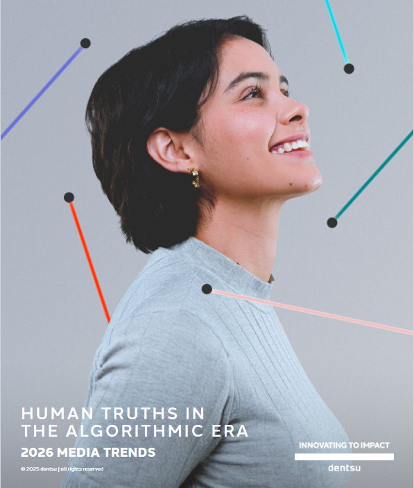 Der Report Human Truths in the Algorithmic Era – 2026 Media Trends von dentsu nähert sich dem aktuellen Medienwandel über drei wiederkehrende Perspektiven auf menschliches Verhalten. Statt Innovationen für sich zu betrachten, fragt der Bericht, welche menschlichen Erwartungen unter algorithmischen Bedingungen stabil bleiben.
