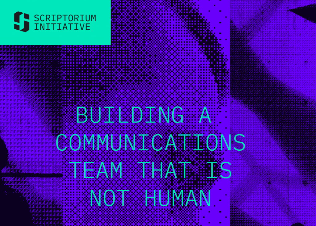 Das Whitepaper „Building a Communications Team That Is Not Human“ von Nanne H.C. Bos, veröffentlicht durch die Scriptorium Initiative, dokumentiert ein Experiment zur Frage, ob sich die internen Dynamiken eines Kommunikationsteams mit agentischer KI nachbilden lassen. Im Fokus steht dabei die Rekonstruktion jener Entscheidungsprozesse, die Kommunikation prägen, bevor sichtbare Ergebnisse entstehen.