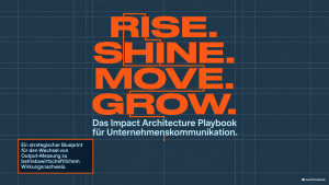 Blueprint für Wirkungskommunikation